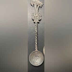 Vintage Collectors Souvenir Camel & Palm Tree Spoon purchased in Saudi Arabia 🇸🇦